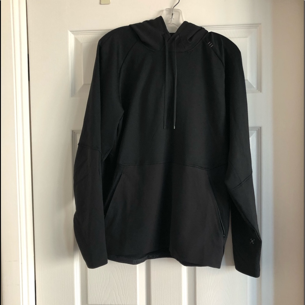 Lululon Men’s Black Hoodie Pullover